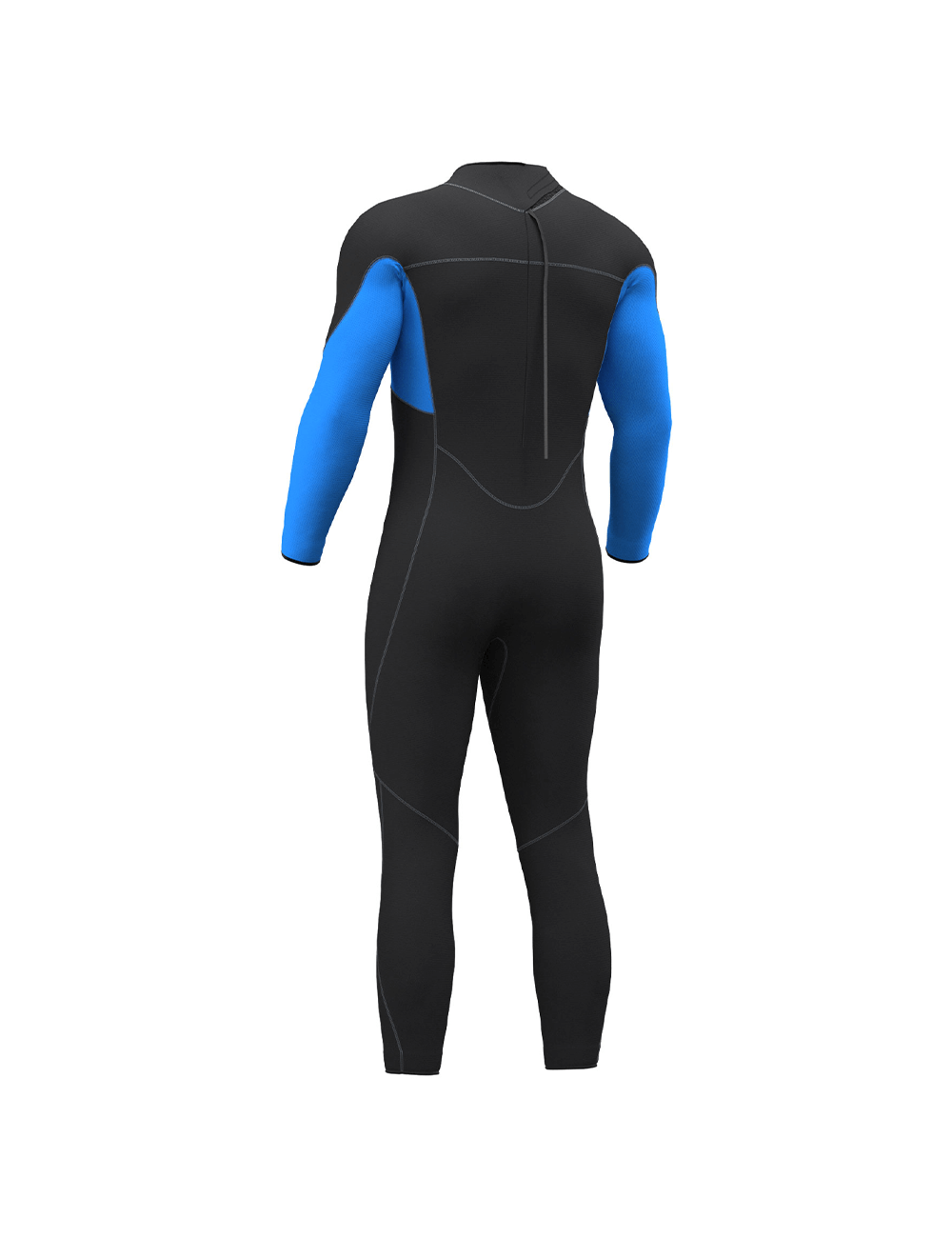 Men Wetsuit 4/3mm Blue Back Zip for Cold Water Flexibility – Hevto Men Wetsuit 4/3mm Blue Back Zip for Cold Water Flexibility – Hevto