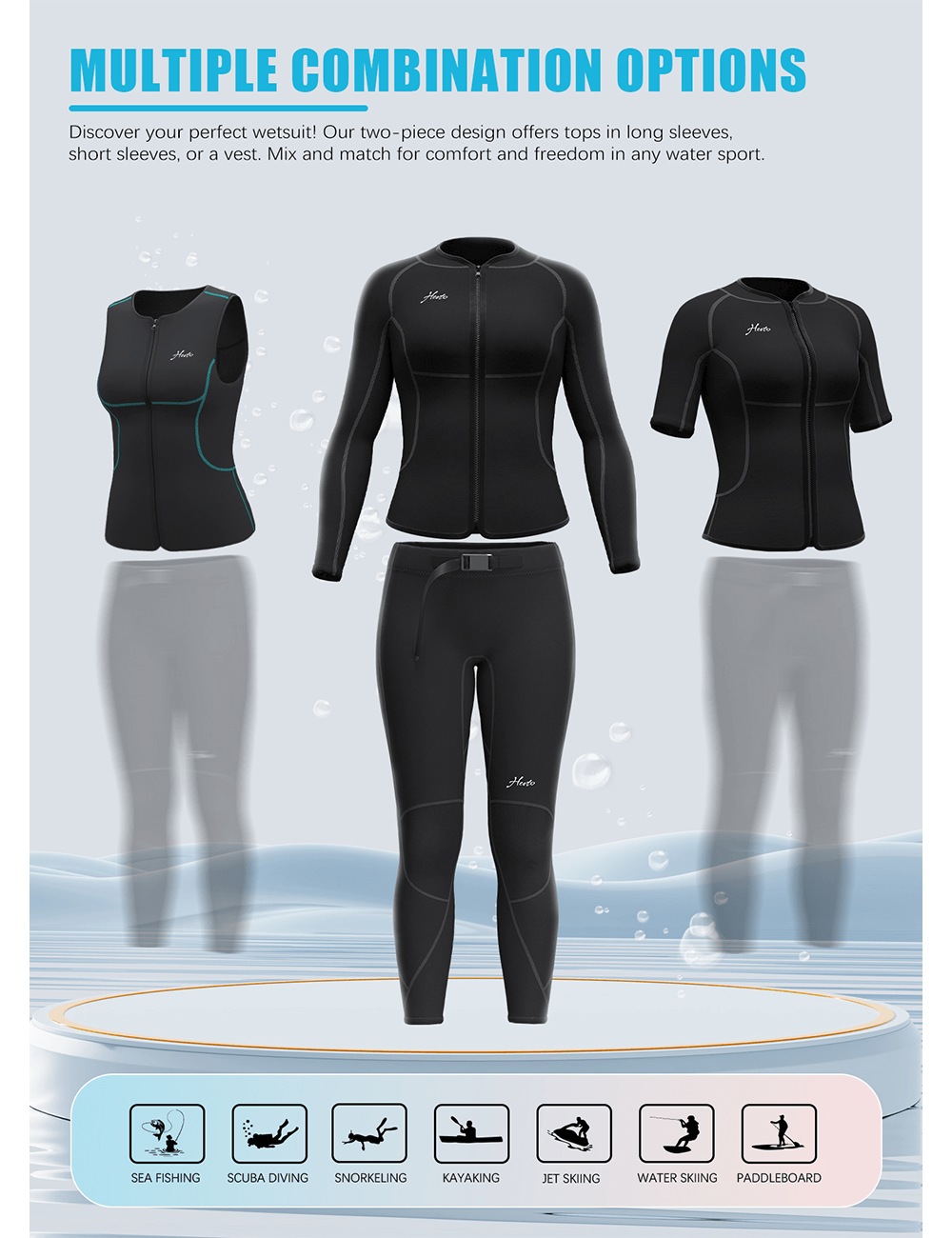 Wetsuit Broek voor Vrouwen 2 mm Neopreen Lange Broek Zwemmen Duiken Wetsuit Broek voor Vrouwen 2 mm Neopreen Lange Broek Zwemmen Duiken